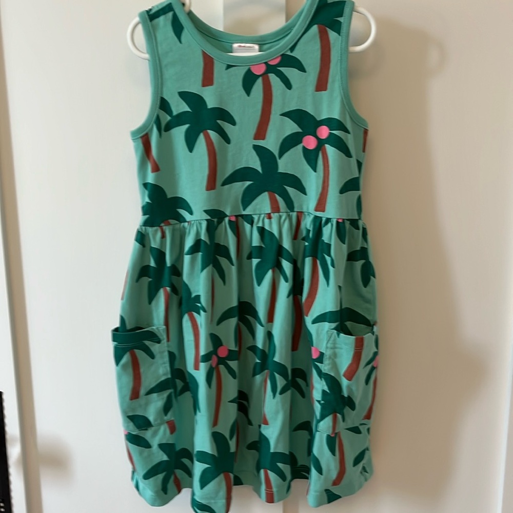 Palm Tree Hanna Andersson Dress, size 6-7, 120 cm
